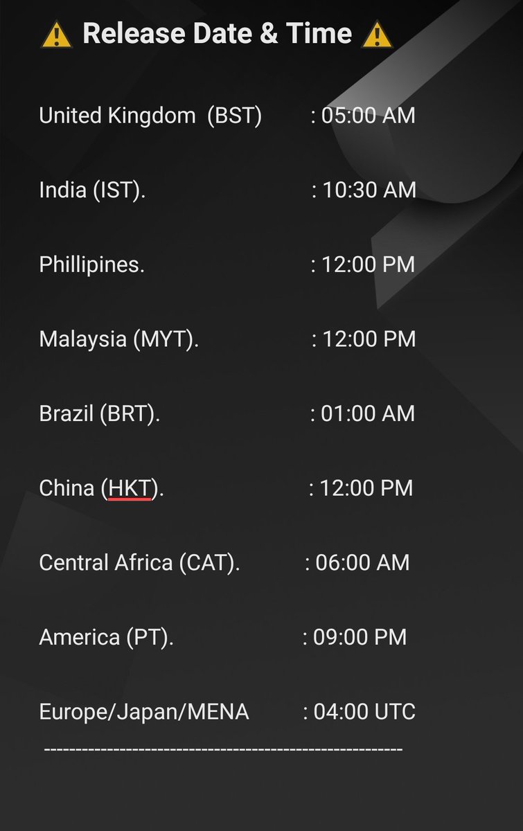 playapexmleaks's tweet photo. ⚠️ Release Date &amp; Timings ⚠️
#apexlegendsmobile

Credit: @ImOwFromYT https://t.co/ca040hc01Z