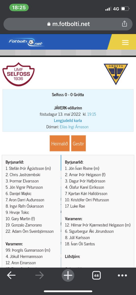 Ef Selfoss vinnur ekki þennan leik er eitthvað mikið að