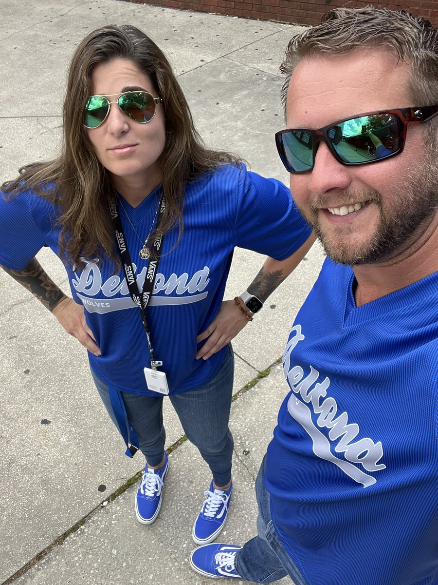 Shoutout to <a href="/GeneFranks13/">Gene Franks</a> for my new matching blue <a href="/Vans/">Vans</a>! Wolf Pack Pride 🐺 💙