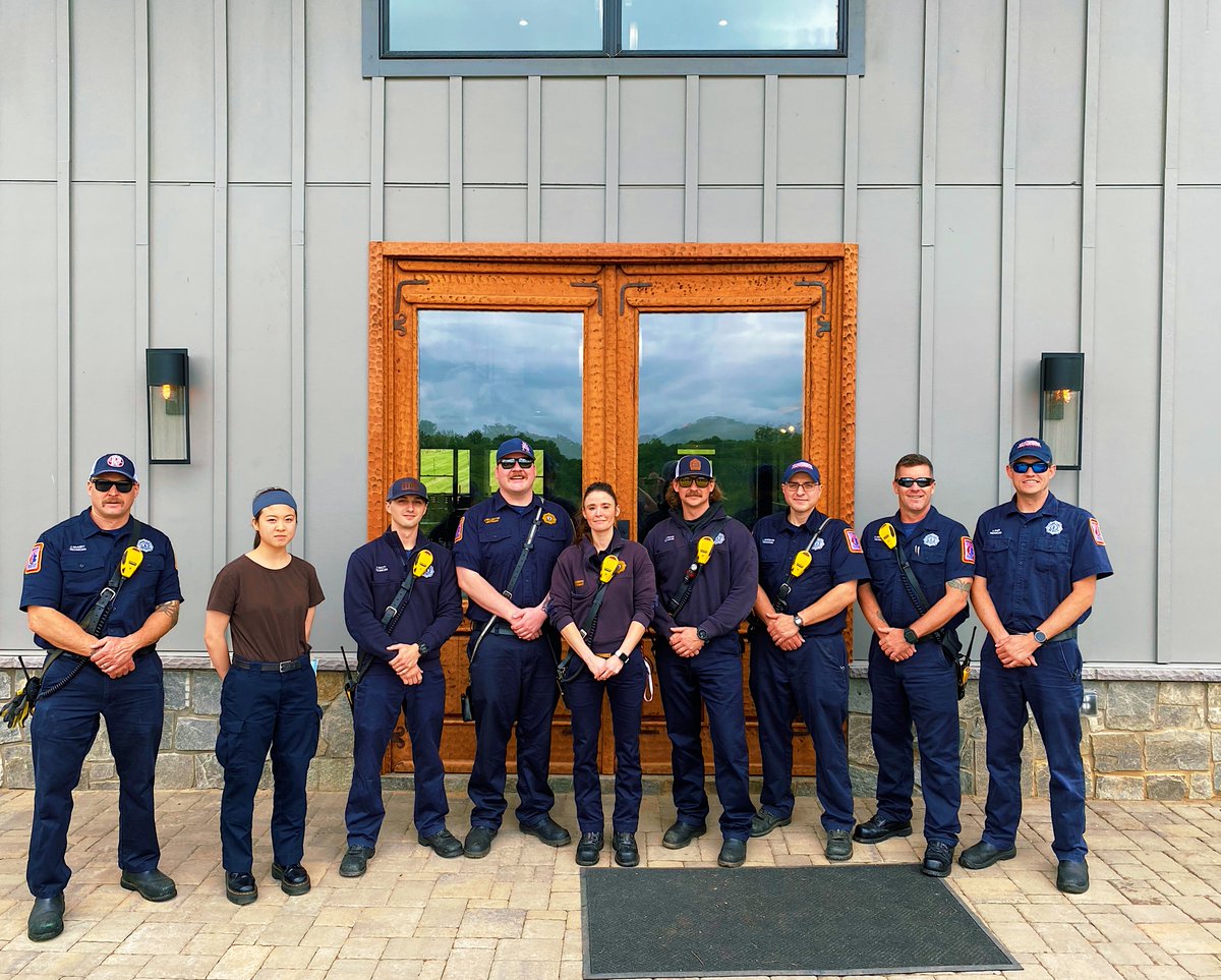 Had a visit from the Fauquier County Fire Department today. Big thank you to the first responders of our community, we appreciate you!