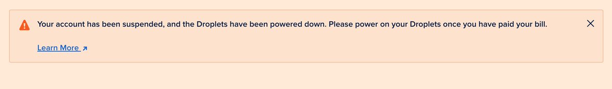 brudexgh's tweet photo. @digitalocean. If you see this message on digital ocean is a lie droplets have been deleted. @JavaScriptDaily @nodejs @laravelphp @wordpressdotcom #devops . #becarefulWithDigitalOcean https://t.co/SEwdo9xldH