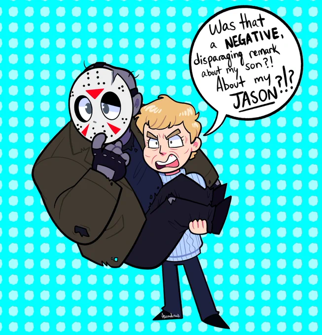 do not mess with pamela voorhees or her baby #fridaythe13th 