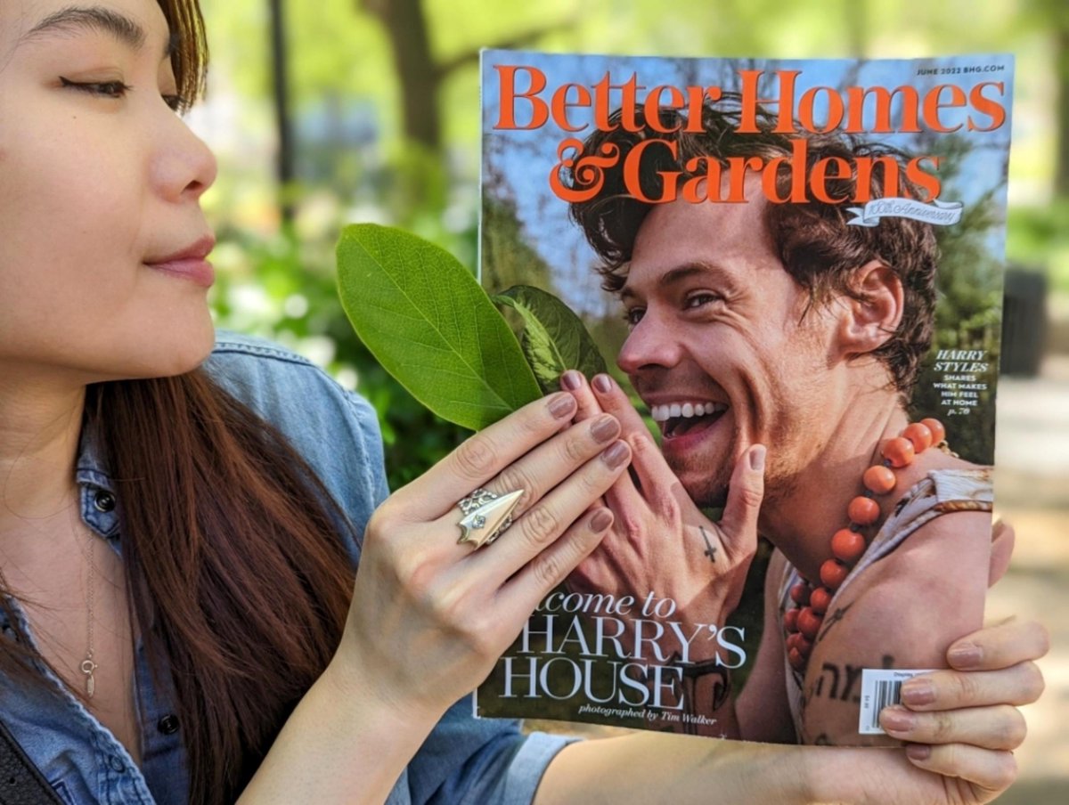 BNBuzz's tweet photo. The rumors are true. Today, the BH&amp;G issue of Harry's House is in all of our stores. 

Do with that information as you will. 

#HarrysHouse #HarryStyles https://t.co/0gmhjGg3Nf