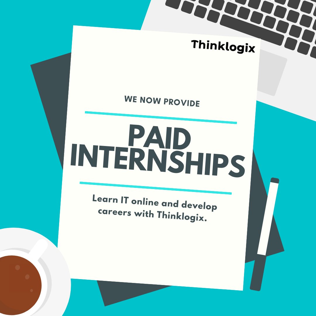 Think_Logix's tweet image. Thinklogix offers courses lead by a highly talented group of educators and business leaders in the field of technology. The best part is, we now provide paid internships! Let us help you! Visit: thinklogix.com 

#IT #ELearning #Paid #Internship
