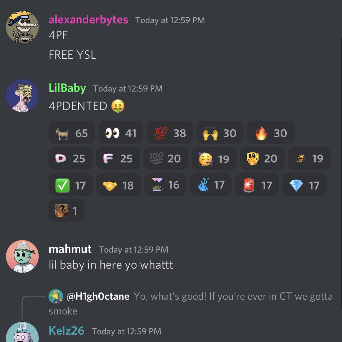 Helloimmorgan's tweet image. Omg @lilbaby4PF picked up a @DentedFeelsNFT and popped in the discord! Welcome to the dented not broken fam ❤️