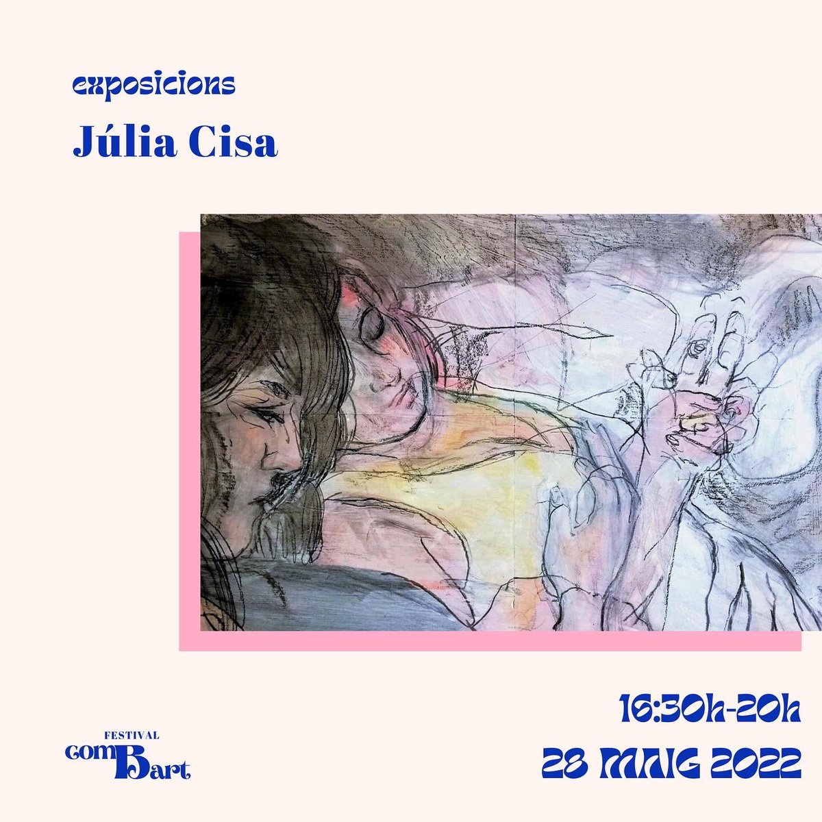 combartfestival's tweet photo. Seguim els artistes de la zona d'exposicions!

💐La Júlia Cisa dibuixa rostres i cossos que acaben desdibuixant-se quan s'acumulen capes de línies, taques, marques i pintura.

El 28 de maig ens mostrarà el seu art al Festival comBart🪐

🎫Entrades a la venda el 16 de maig! https://t.co/a9KRgBzSYJ
