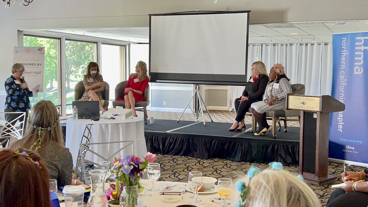 HFMA_NCA's tweet image. 🌸💐 It’s finally here!! Our #HFMANCA Women’s Event Conference. Beautiful venue, amazing Speakers, #CSuite Panel, and so much more!