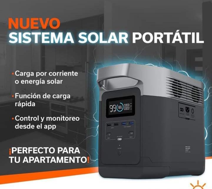 carlosnote03's tweet photo. *Nuevo sistema SOLAR portátil para tu APARTAMENTO* 
-Sitesma Recargable atrás Vez de PLACA SOLAR  
-NO emite RUIDOS 
-NO CONTAMINA 
-NO Necesita GASOLINA 
Sistema PERFECTO e IDEAL para tu APARTAMENTO. Llama YA!! ☀️
(939)332-1039 https://t.co/ebnnTIMJAR