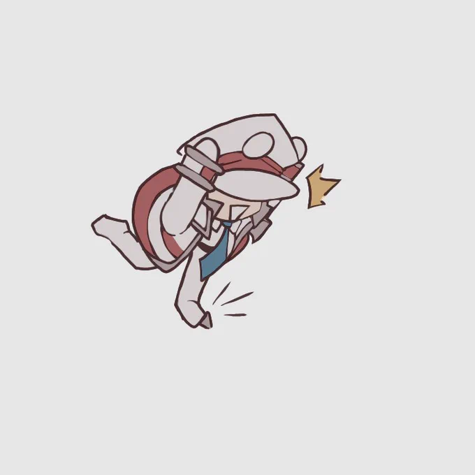 He stuck 