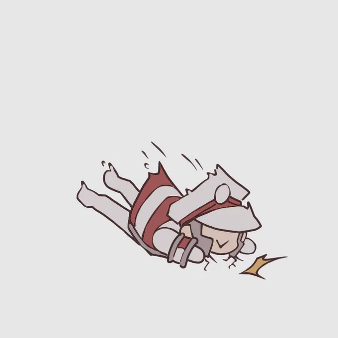 He stuck 