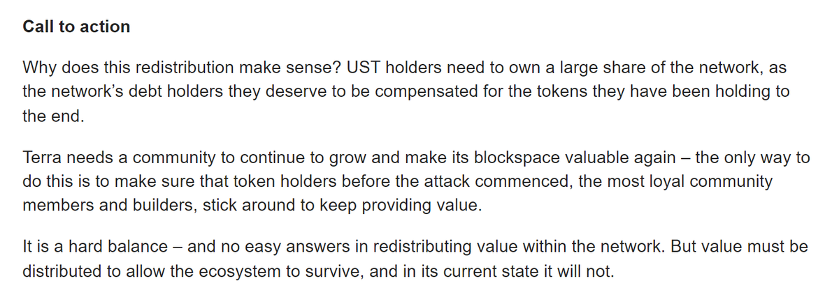 CryptoOcean13's tweet photo. 4/ การแจกเหรียญเชนใหม่เน้นคนที่อยู่มานาน พวกวาฬน่าจะได้ประโยชน์กัน เพราะแจกให้กับ holders เดิม และคนที่อยู่จนนาทีสุดท้ายกันเยอะ

เพราะงั้นซื้อ luna ใน exchange หรือ on-chain ตอนนี้ไม่มีความหมายแล้ว ust สำคัญกว่าเพราะจะได้แอร์ดรอปเชนใหม่ https://t.co/ohW21TypaV