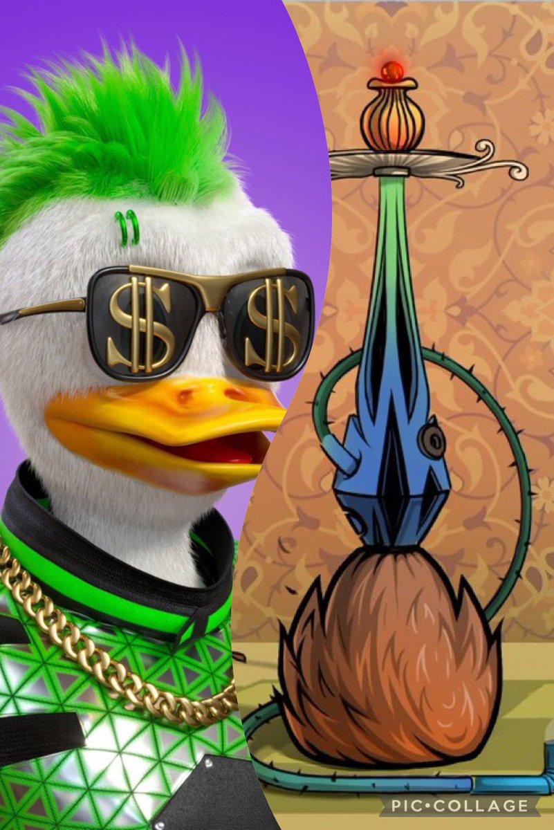 Frenzy Ducks x Meta Hookahs
🎁 Prize:
 5 x Frenzy Ducks WL 
 5 x  Meta Hookahs WL 

To Enter:
1️⃣ Follow 
<a href="/FrenzyDucks/">Frenzy Ducks</a>
&amp; 
<a href="/MetaHookahs/">Meta Hookahs</a> 

2️⃣ RT, LIKE &amp; TAG
⏰ 24h

 #Giveaway #nftart #NFT
