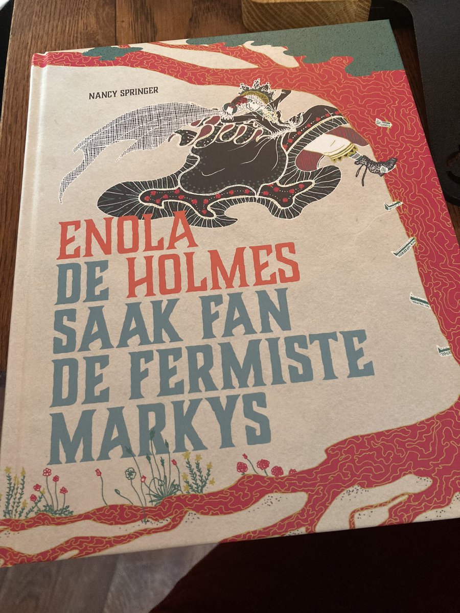 Ammerins's tweet photo. Book presentations rock. There was beer. Great beer. And there were books. Great books. A YA premiere for NL: Enola Holmes in translation (by Tryntsje van der Steege)! #regaad https://t.co/H7ulNyub1o