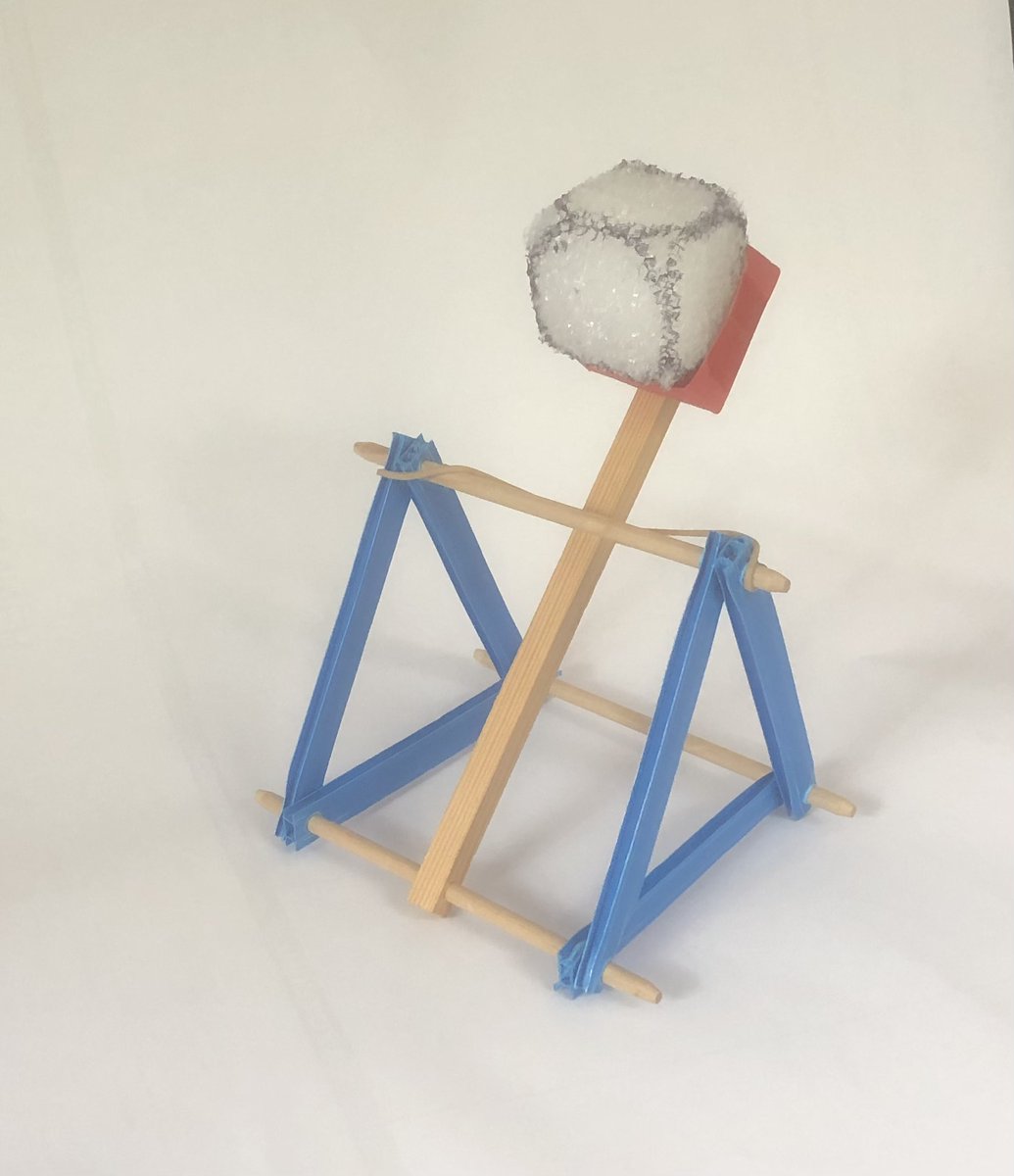 Here's a fab model catapult for firing foam boulders. it's a very popular workshop activity with family groups.