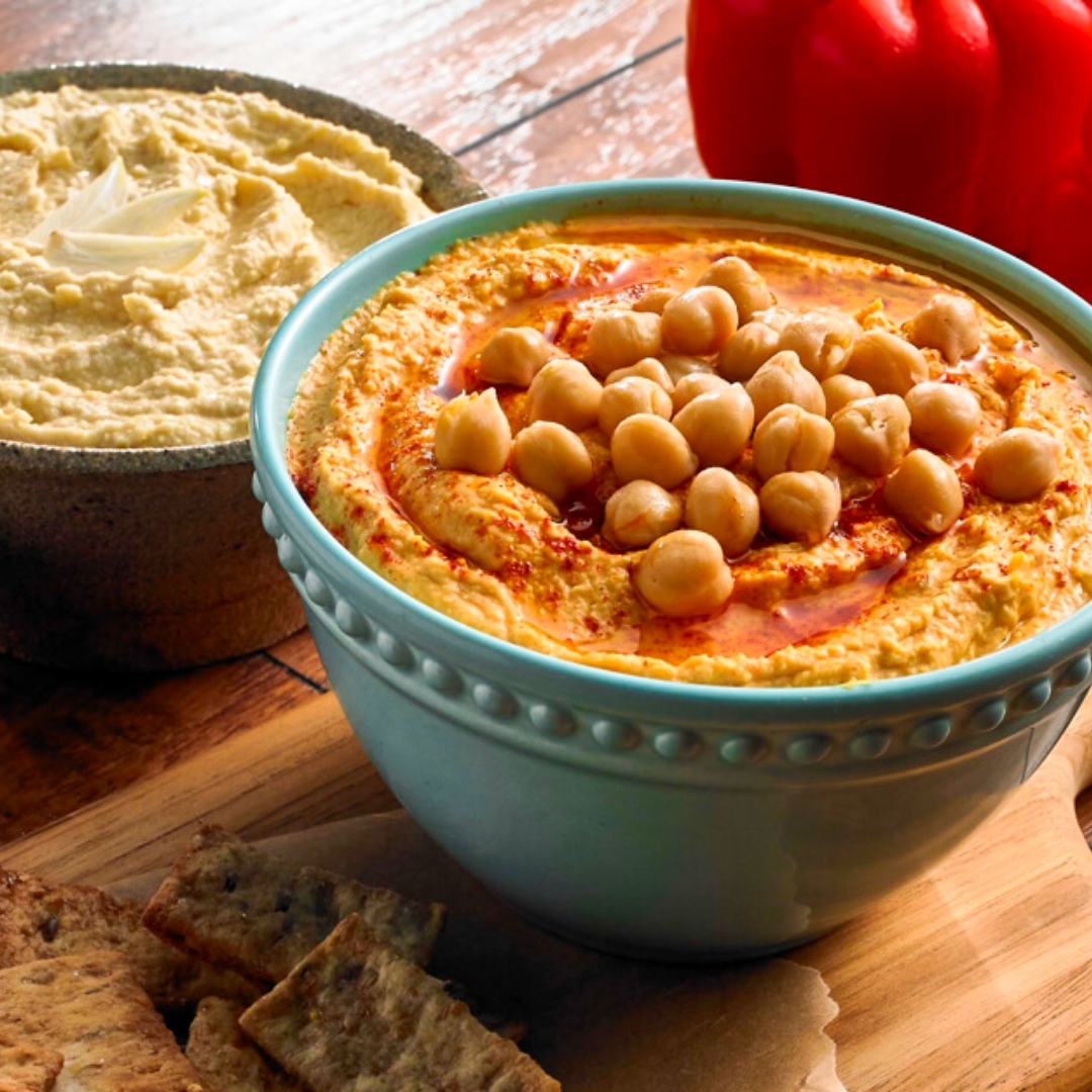 Versatile, dippable, spreadable, delightful, what else can we say about a bowl full of savory <a href="/KronosFoods/">Kronos Foods Corp.</a> hummus! We can't help but grab the chips, crackers, veggies &amp; pretzels to bring the party to this bowl of goodness! Happy Hummus Day!