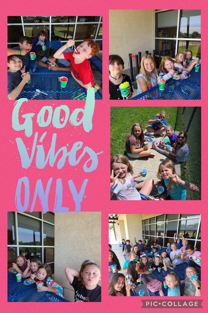 BagwellTeach's tweet photo. Enjoying some #konaice on this 🔥 day! #STEAMatStribling #3rdgrade https://t.co/W5Ck3naShM