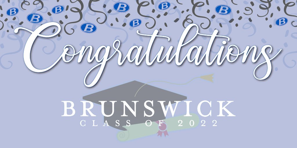 Congratulations to all <a href="/BCSDBrunswickHS/">Brunswick High School</a> Class of 2022 graduates!🎓