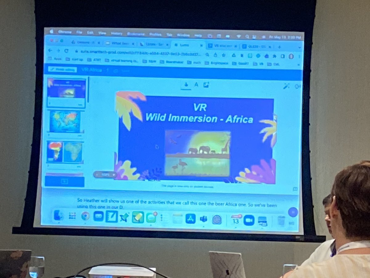 asetOntario's tweet photo. How to incorporate Virtual Reality into #specialeducation programming #ASET2022 thank you Melanie & Heather Create engaging lessons using virtual experiences #gamechanging #differentiating https://t.co/yMBjHZs7zb