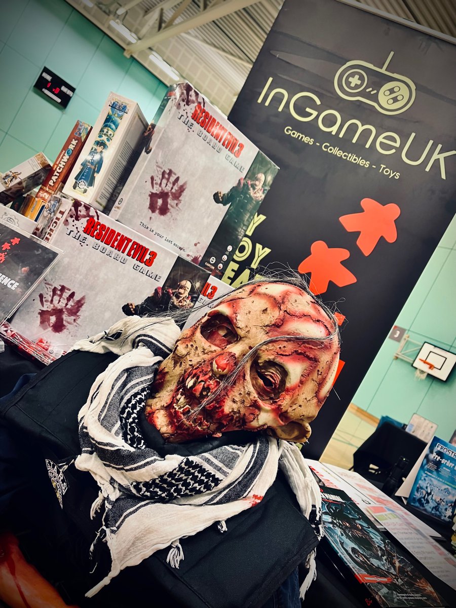 Plymouth we are back, so is Jeremy our Zombie ex-employee! At the Life Centre all day tomorrow for UKCGF, Comic-Con with model painting, RPG and Board Gaming, join Us, Roleplay@, Red Rock Games and more for a great day out! 😎🤓