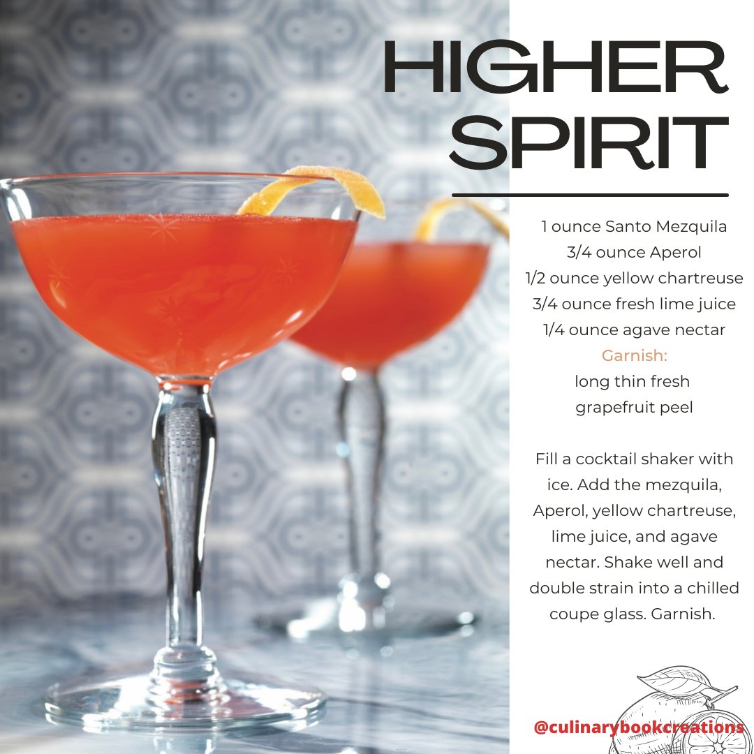 Culinarybc's tweet photo. It’s Friday the 13th and you know what that means… 🧐 

It’s world cocktail day! 🤩 Celebrate responsibly with Higher Spirit, one of my go-to recipes for a super quick and simple cocktail. Cheers to the weekend!🍸✨

#cocktailhour #cocktailrecipe #newbook https://t.co/ce1EyyavSv