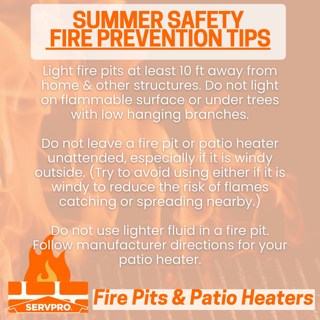 Summer is almost here, but we're already feeling those hot temps ☀ Which means we're ready to bring on the family cookouts &amp; bonfires!

See below for Summer Safety Fire Prevention Tips 🔥 Always call 911 if a situation escalates into something you cannot put out yourself.