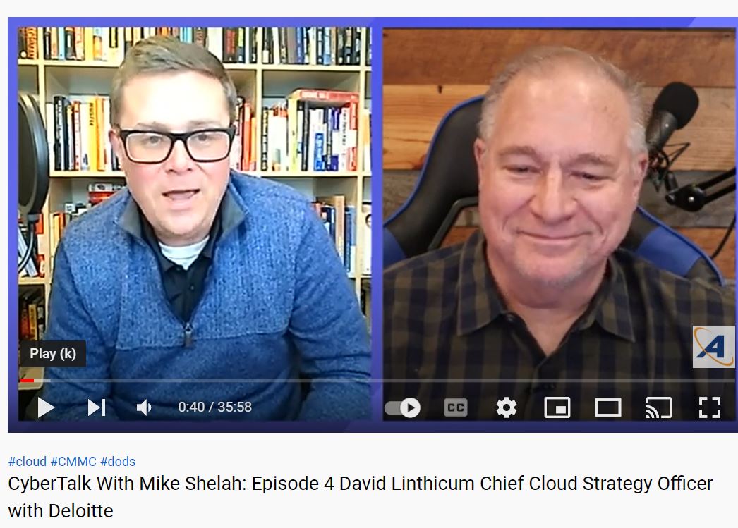 getadvantageIT's tweet photo. In episode 4 of #cybertalk @Mikeshelah interviews @DavidLinthicum with @DeloitteUS  about #cloud and the role it plays in #cyberstrategy #youtube has the video and  you can listen here https://t.co/7Mq31FJsVV https://t.co/iGYb36VZE4