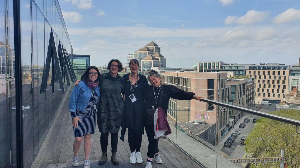 The view from @TCDBusiness after #FutureHuman 2022 with new @AwakenHub friends and the one and only @AnnODeaSR