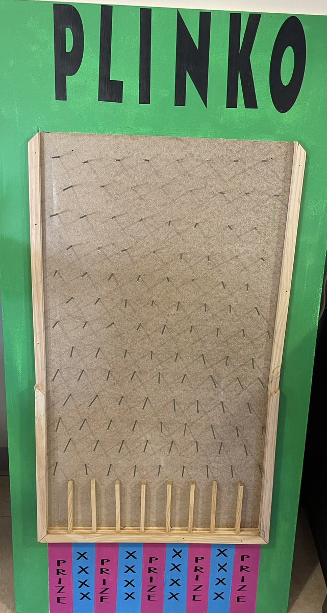RelSilvia's tweet photo. Wouldn’t be complete without plinko! #TeamAttleboro https://t.co/yfhisJf1ln