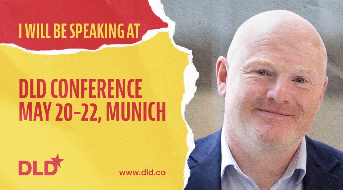 MastercardDE's tweet photo. In einer Woche ist endlich wieder @DLDConference 🤩 In München wird unser Chief Innovation Officer Ken Moore über “How Emerging Tech Is Forging a Path to an Intelligent Future” sprechen #AI #IoT #hyperpersonalization #MastercardInnovates https://t.co/8Zi3q7DJfq https://t.co/mQzHyH92rl