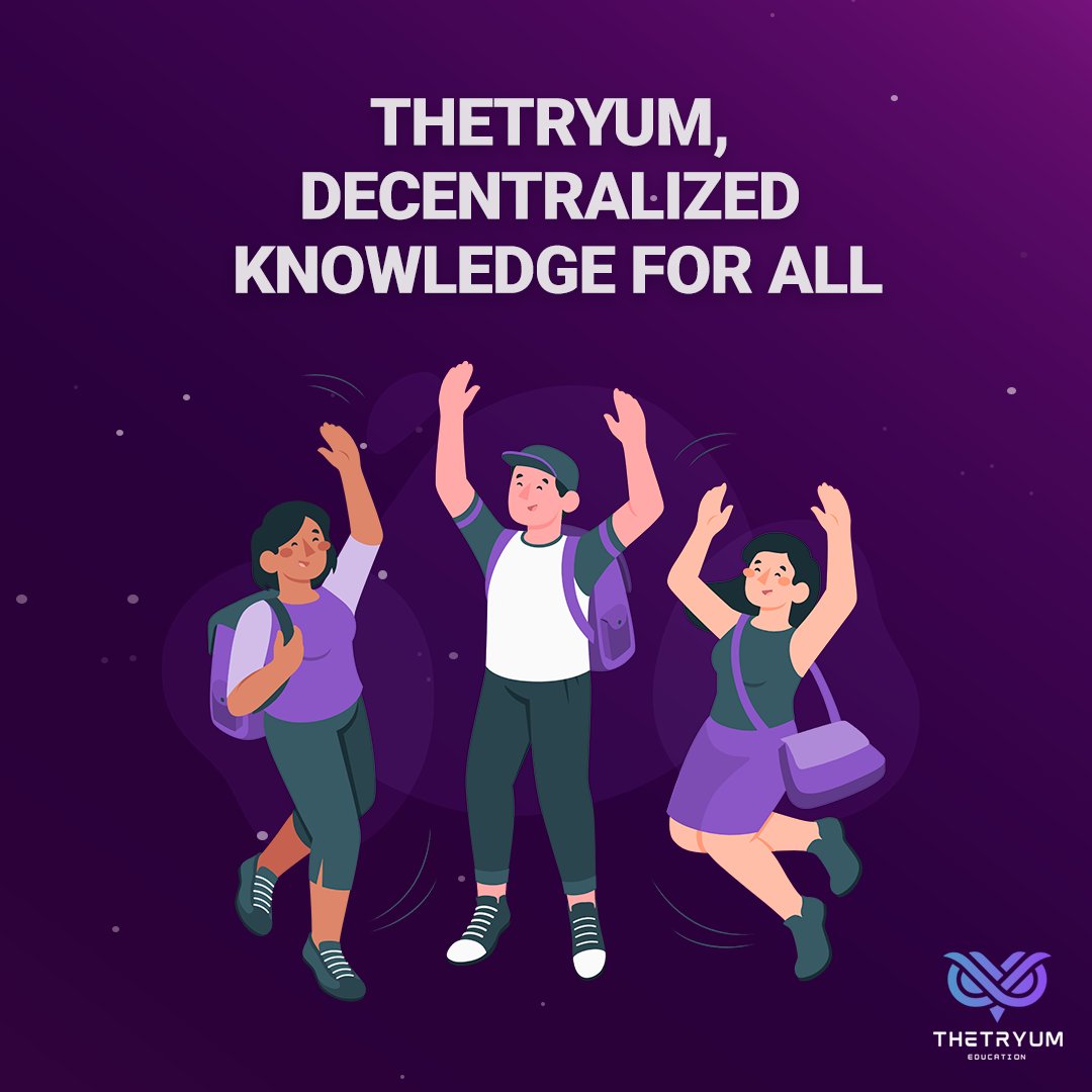 thetryum's tweet photo. We Have The Vision To Create An Intelligent And Thriving Community That Will Pursue Professional, Financial And Personal Growth From Decentralized Studies.
#Thetryum #BTC #BSC #Binance #education #NFT #DeFi https://t.co/gPfhAozy9C