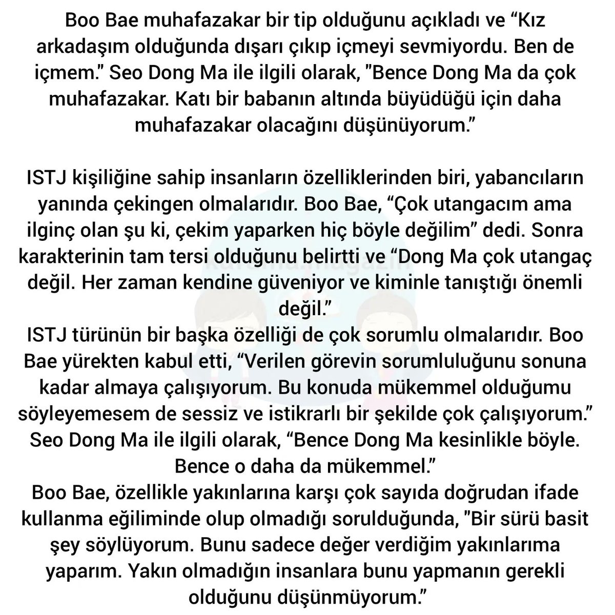 kdrama_magazin's tweet photo. #BooBae, MBTI Tipini Paylaştı, "#LoveFtMarriageAndDivorce3" Karakteriyle Kendini Karşılaştırdı. https://t.co/KPIJTqvtOq