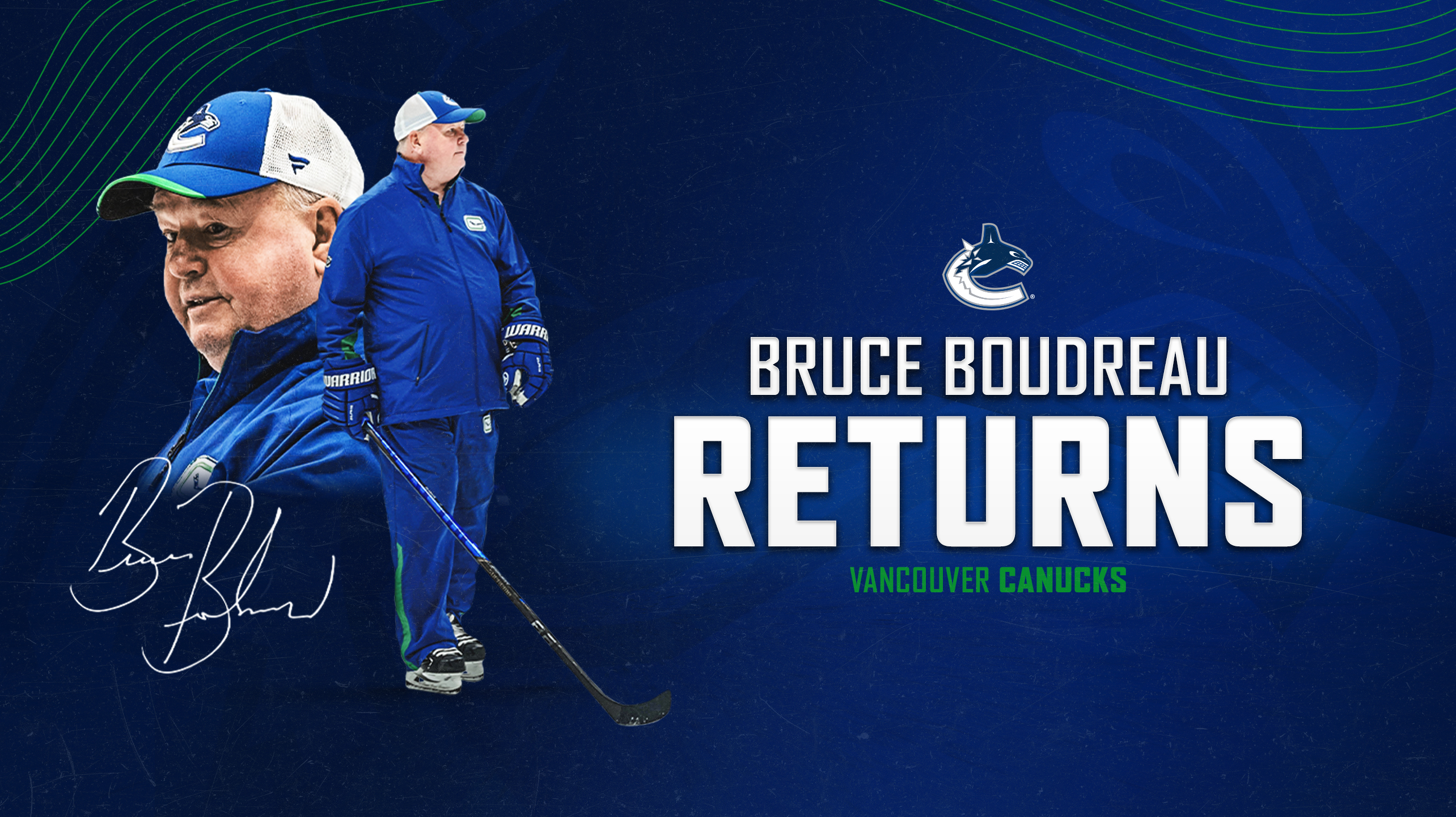Bruce Boudreau Vancouver Canucks 