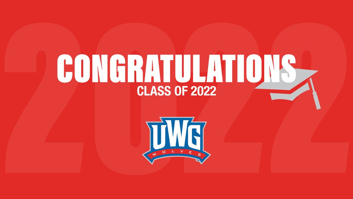 UWGAthletics's tweet photo. 𝒞𝑜𝓃𝑔𝓇𝒶𝓉𝓊𝓁𝒶𝓉𝒾𝑜𝓃𝓈 to our 4⃣8⃣ Wolves who are set to graduate tomorrow🎓🎓‼️

Story: https://t.co/LdrjTRQ2Y2

#WeRunTogether https://t.co/alSUJ97cg0