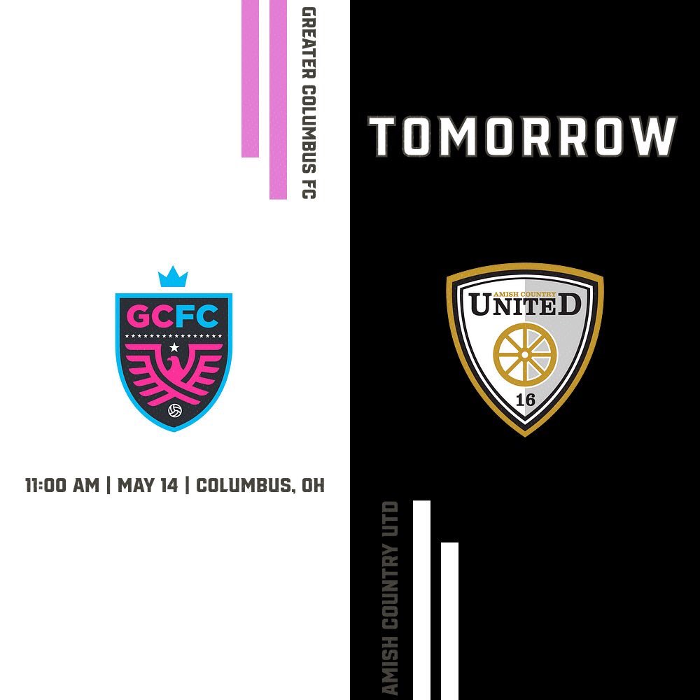 Load up the Yoder toters and the tailgate buggies! We open our <a href="/NOSLsoccer/">NOSL - Northern Ohio Soccer League</a> campaign tomorrow on the road as we travel to Grandview Heights HS’s Bobcat Stadium to take on Greater Columbus FC! Game time is at 11:00am. We’d love to see some great Amish traveling support!