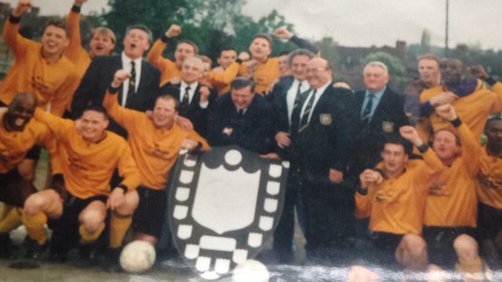 ArchivePaget's tweet photo. 27 years ago today Paget Rangers were crowned the inaugural champions of the Midland Alliance and were promoted to the Southern League. https://t.co/TORCzM6HEK