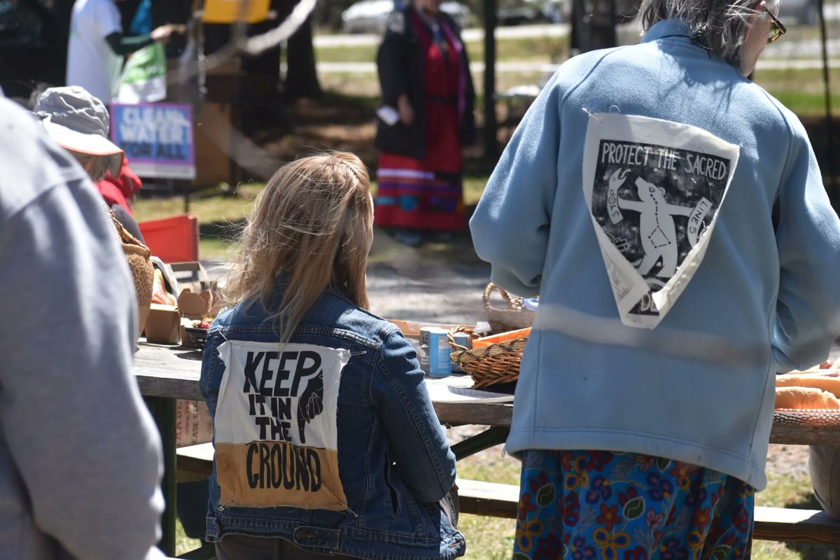 IndianAffairs's tweet photo. #Indigenous #waterprotectors from Great Lakes Tribes are calling on @USACEHQ to fully review &amp; reject a Line 5 project in N. Wisconsin, which would be an act of cultural genocide. Read: https://t.co/RofEYiYYWc
#WaterBack #LandBack #CultureBack #RespectBack #EverythingBack https://t.co/EU2BIKFvO7