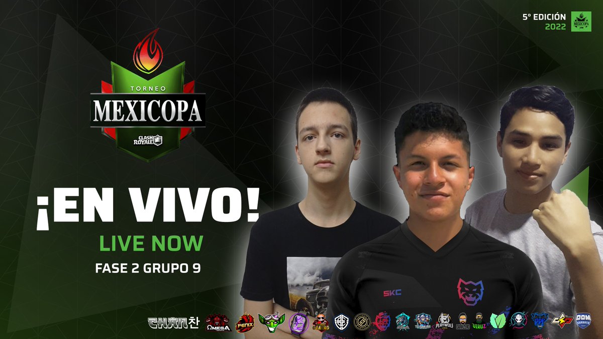 📌ESTAMOS EN DIRECTO!
#ClashRoyale #Mexicopa

🎙️ <a href="/TucansitoAlv/">Tucansito</a>
📺twitch.tv/mexicopacr
⏰ 14:00 pm 🇲🇽

🔥¡ Déjanos algún Comentario y gana Premios con tus puntos de canal!