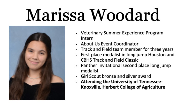 Congratulations Marissa Woodard! #houstonhonors22