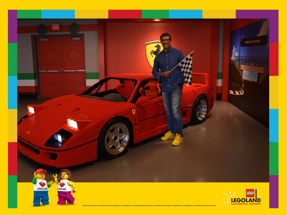 RaoulMartinezTV's tweet photo. Fun with Lego’s!  @LEGOLAND_CA   
 #legoland  #ferrari #buildandrace @fox5sandiego  #grandopening #legolandcalifornia #sandiego #sosandiego https://t.co/gDTp6sOu5x