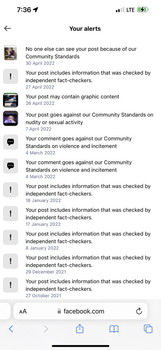 itsLauraGR's tweet photo. Facebook banned me for not violating their policy again. They don’t even have it listed as a violation so I can’t argue it. #Facebook #banned #joinedtwitter https://t.co/9lHwO4vqdz
