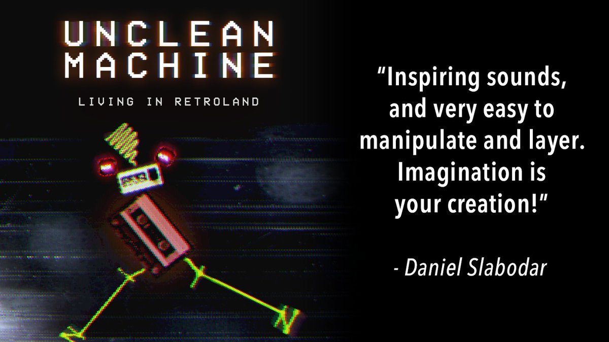 Spectrasonics's tweet photo. Learn more at https://t.co/wZtyYH3bvT! #spectrasonics #sonicextensions #uncleanmachine #vstplugins #retro #lofi #electronicmusic https://t.co/LfrJWHhFFE