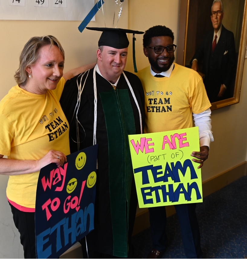 UMichMedSchool's tweet photo. Here's one of our amazing #UMichMSTP students. Here we go, all! #GoBlueMD✨ https://t.co/daIyXmpAJr