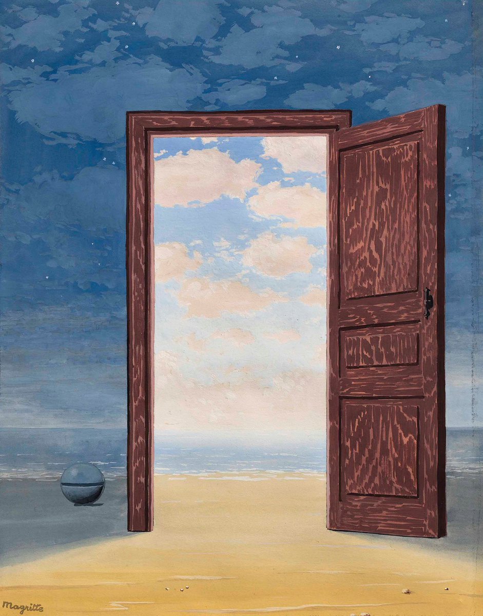 fraveris's tweet photo. René Magritte  L'embellie, 1962 https://t.co/JDaTI60R4X