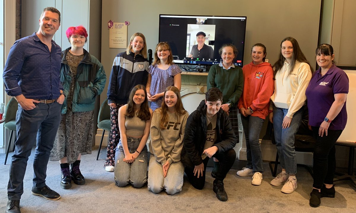 PurpleHouseIRL's tweet photo. Big thanks to our special guest actor @PatrickDempsey who zoomed into our teenagers support group this evening.
The group really enjoyed the opportunity to hear why Patrick established the Dempsey Center in Maine.
#patrickdempsey #purplehousecancersupport #dempseycenter https://t.co/G5NrT4oyS8