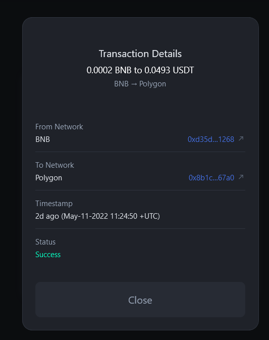 alihesi1997's tweet photo. I'm excited, high speed and low gas @hashflow_
 🚀🚀
Episode V -  Swap an asset to or from @BNBCHAIN

#Hashbot https://t.co/93oYCaLttv