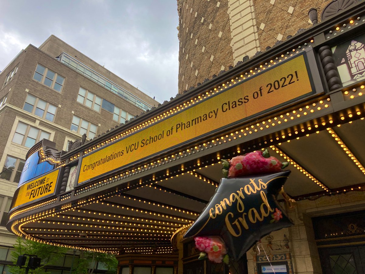 It’s finally here - our first #VCUPharmacy in-person hooding and diploma ceremony since 2019! #VCU22