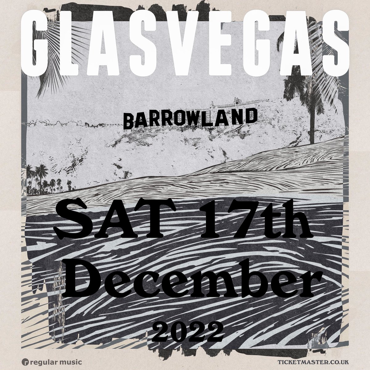glasvegas's tweet photo. Glasgow, it’s THE BARRAS BABY! Saturday the 17th just before Christmas. Tickets on sale NOW and going fast. See yous there for some Christmas rock’n’roll. GVx

🎟: https://t.co/sepV6KQMvI
@TheBarrowlands @regularmusicuk https://t.co/a07q4uWgHs
