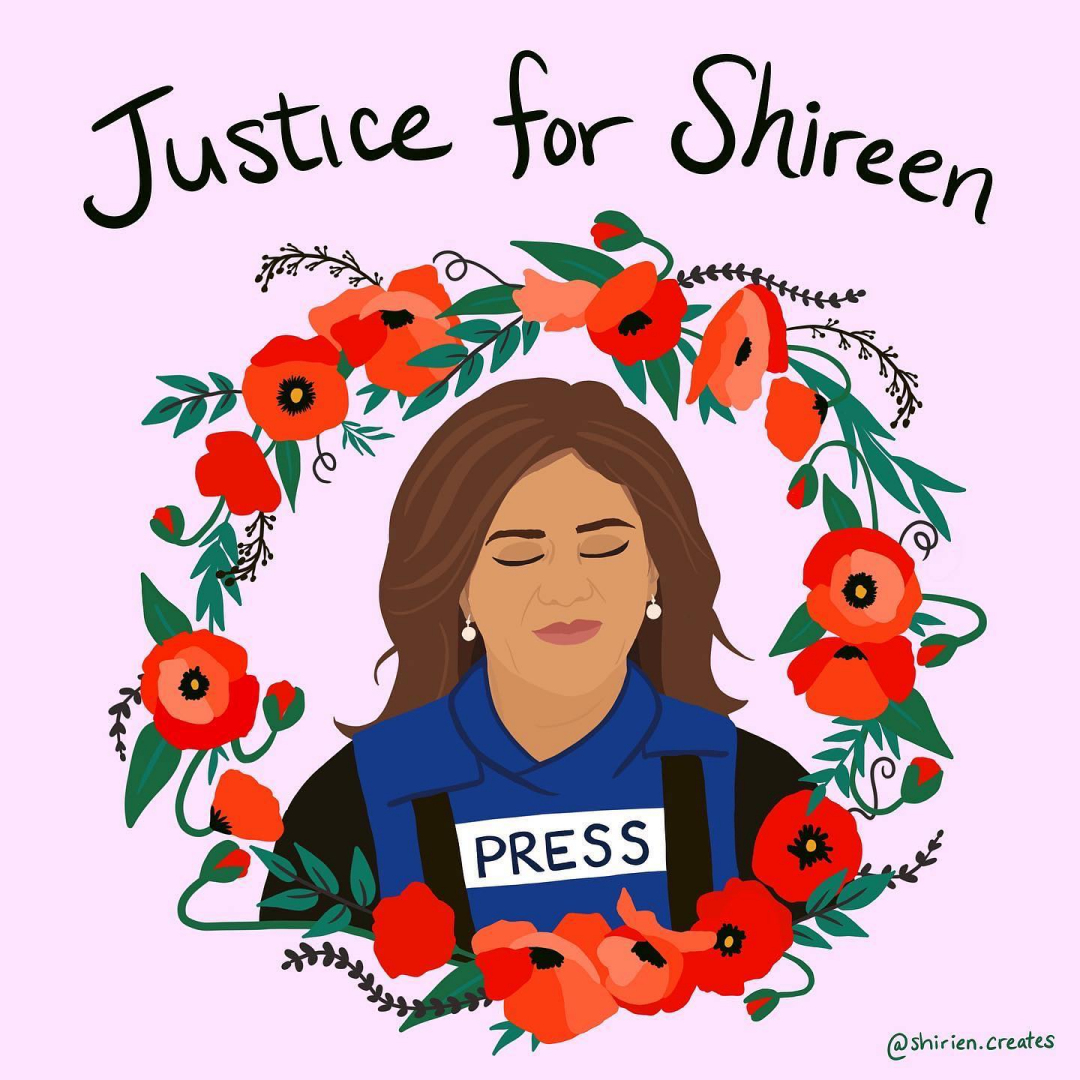 PeterIngrams's tweet image. After the usual lies, apartheid Israel was forced to admit one of its snipers killed #ShireenAbuAkleh.

I join calls on the @IntlCrimCourt to investigate Shireen's murder and hold those responsible accountable. #JusticeForShireen
bdsmovement.net/justiceforshir…