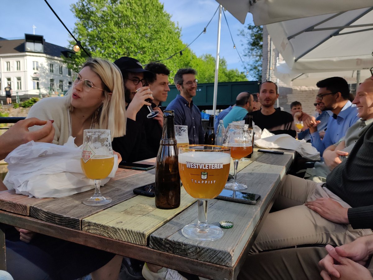 SamHamels's tweet photo. Extremely satisfied with two days of paper presentations by fellow energy researchers from across the continent.

Now it's finally time for the obligatory post-conference beers.

Cheers! 🍻 https://t.co/4kubE2bkjv