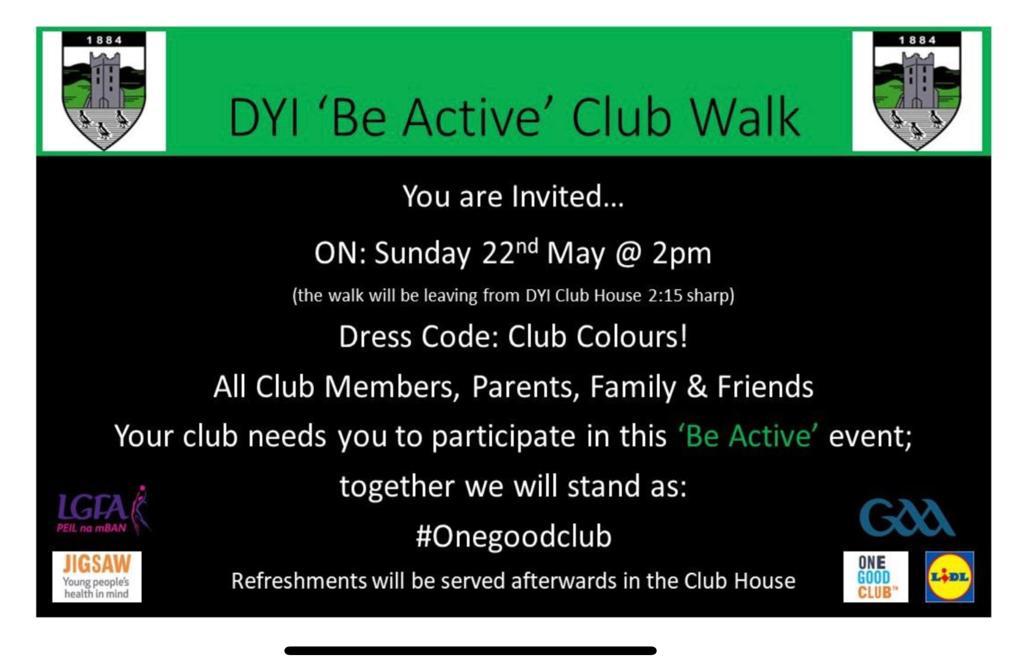 DYoungIrelands's tweet photo. 💚🖤 #OneGoodClub Kick Off 💚🖤
The Club Walk is the start of our @lidl_ireland #onegoodclub programme! We're proudly @LouthLGFA &amp; we need every1 at our 10 week programme of activities! We're doing this to honour our wonderful @eLPASSoADI Barry &amp; Daire RIP💚🖤
#YIBH #YIGH 💚🖤💝 https://t.co/nhnUG69uXa